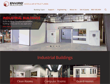 Tablet Screenshot of envirobuildings.com